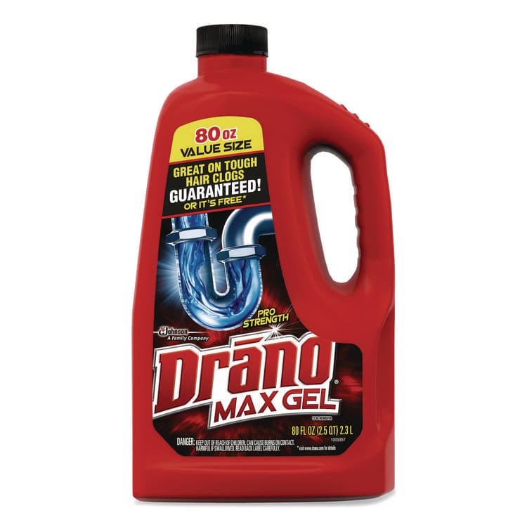 SC JOHNSON Max Gel Clog Remover, 80 oz Bottle (SJN694772EA)