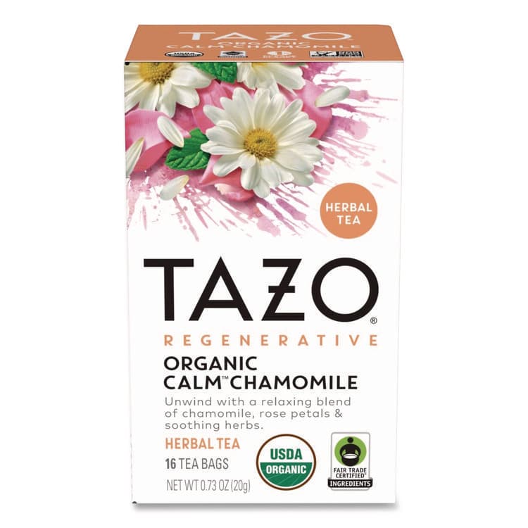 STARBUCKS COFFEE COMPANY Tea Bags, Organic Calm Camomile, 16/Box (TZOTAZ00354BX)
