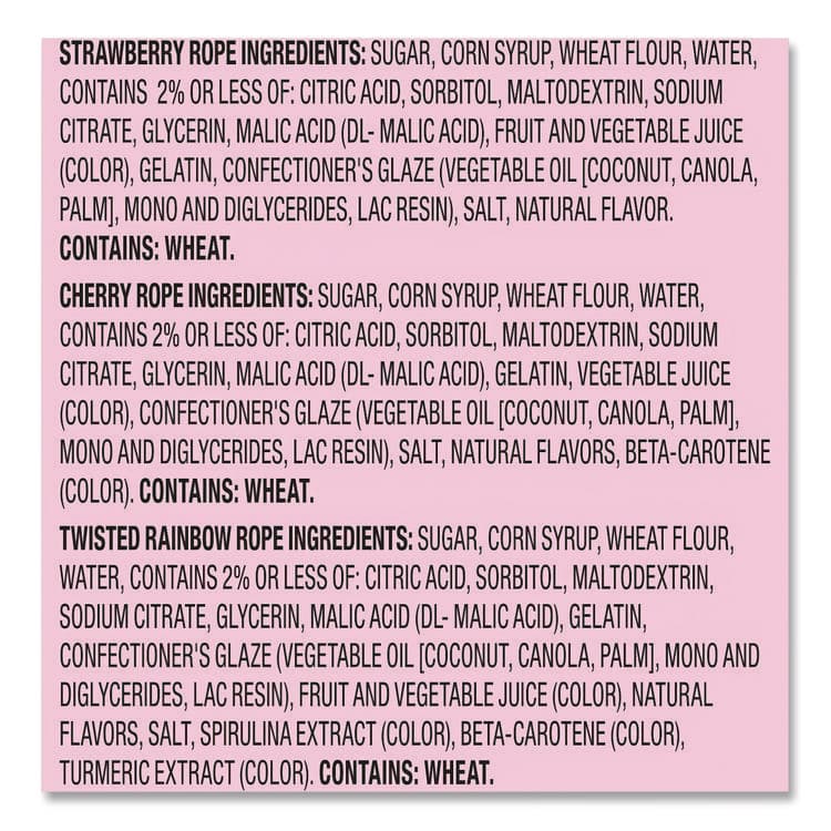 FERRARA CANDY CO Treat-Size Ropes, Variety Mix, Assorted Flavors, 15 oz Bag (SWVFER08072) thumbnail 4