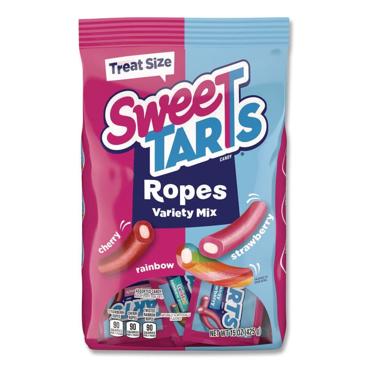 FERRARA CANDY CO Treat-Size Ropes, Variety Mix, Assorted Flavors, 15 oz Bag (SWVFER08072)