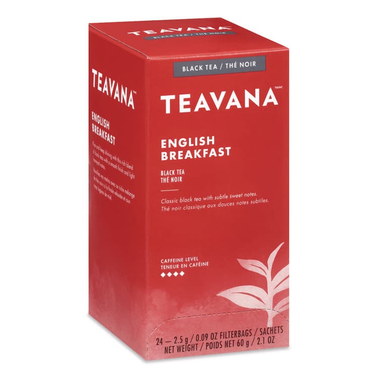 STARBUCKS COFFEE COMPANY Teavana Tea Bags, English Breakfast, 0.09 oz, 24/Box (TEVSBK13087)