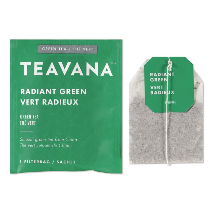 STARBUCKS COFFEE COMPANY Teavana Tea Bags, Radiant Green, 0.09 oz, 24/Box (TEVSBK13089) thumbnail 2