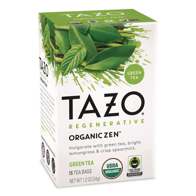 STARBUCKS COFFEE COMPANY Tea Bags, Organic Zen, 16/Box (TZOTAZ00309BX) thumbnail 2