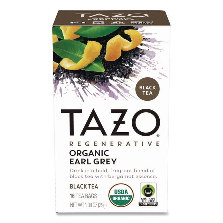 STARBUCKS COFFEE COMPANY Tea Bags, Organic Earl Grey, 16/Box (TZOTAZ00352BX)