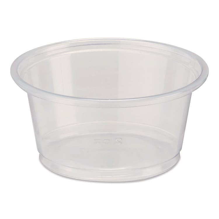 GEORGIA PACIFIC Plastic Souffle/Portion Cups, 2 oz, Clear, 200/Sleeve, 12 Sleeves/Carton (DXEPP20CLEAR) thumbnail 2