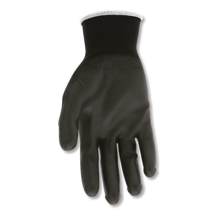 MCR SAFETY Work Gloves, 10" Long, Large, Black, 12 Pairs (CRWB96699LDZ) thumbnail 4