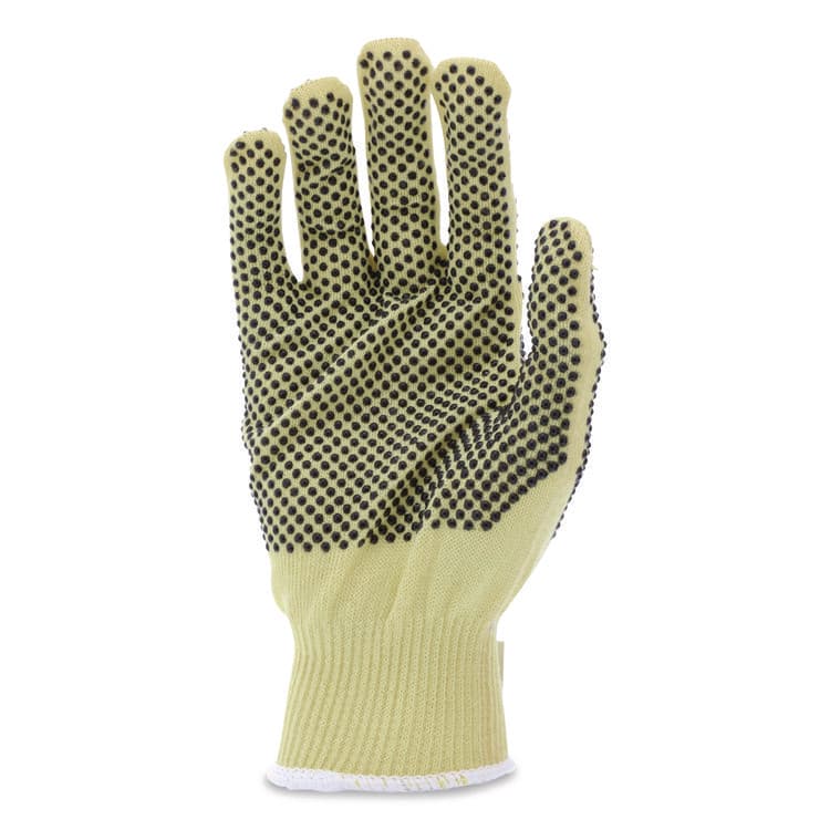 MCR SAFETY CutPro Kevlar Gloves, Reversible, 10" Long, Large, Yellow/Black, Pair (CRW9396L) thumbnail 4