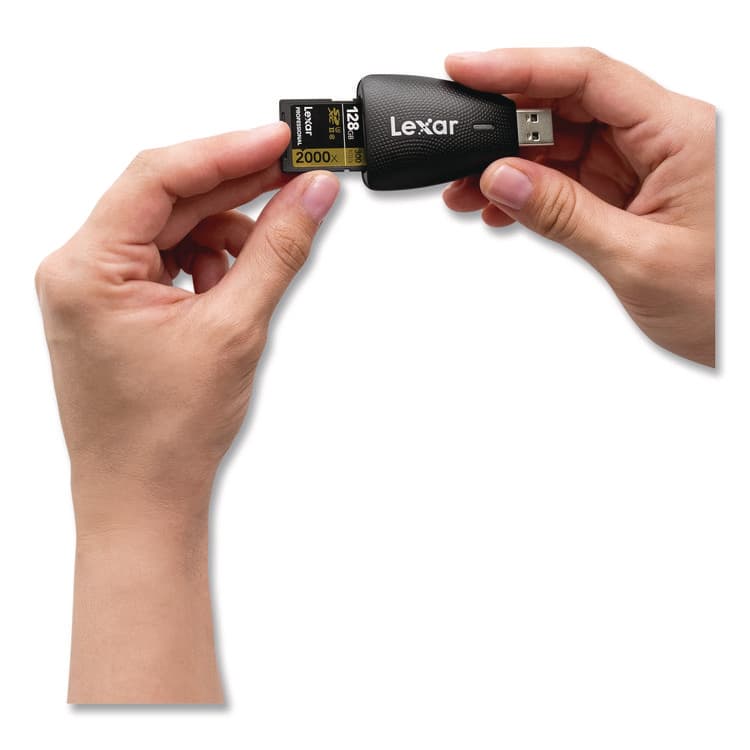 LEXAR MEDIA . LRW450UBNA USB Card Reader, 312 MBps, USB-A (LXRLRW450UBNA) thumbnail 4