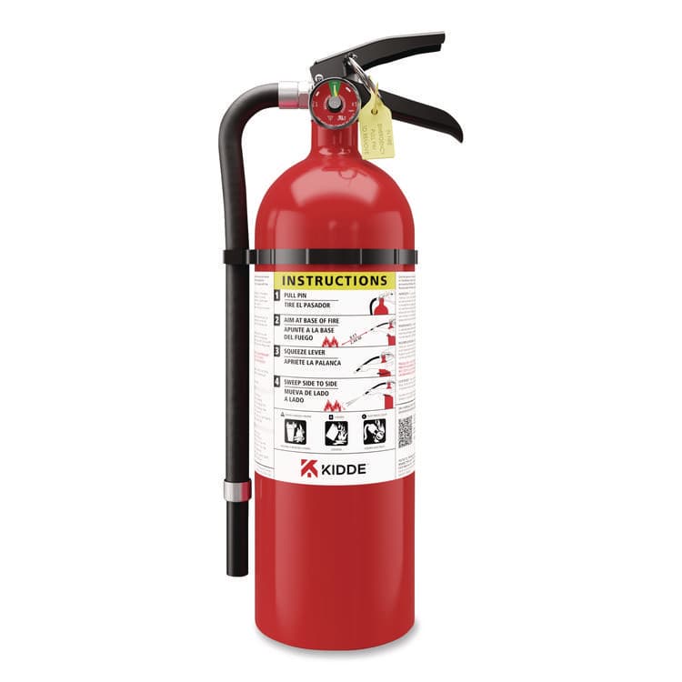 KIDDE Pro-5MP Series Fire Extinguisher, with Bracket/Metal Strap, 3-A:40-B:C (KID21032143) thumbnail 2