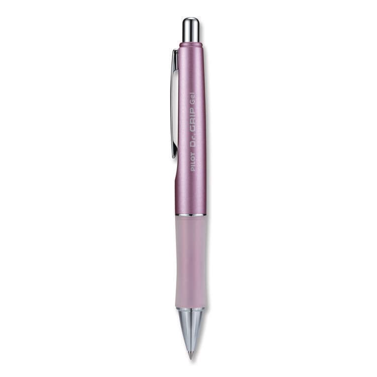 PILOT CORP. OF AMERICA Dr. Grip Limited Gel Pen, Retractable, Fine 0.7 mm, Black Ink, Champagne Mauve Barrel (PIL36273)