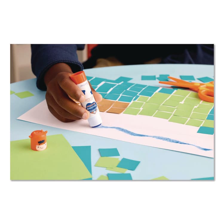 ELMER'S PRODUCTS, . BlooStick Buddies and Disappearing Purple Glue Stick Combo Pack, 0.21 oz, Dries Clear, 12/Pack (SAN2213736) thumbnail 2