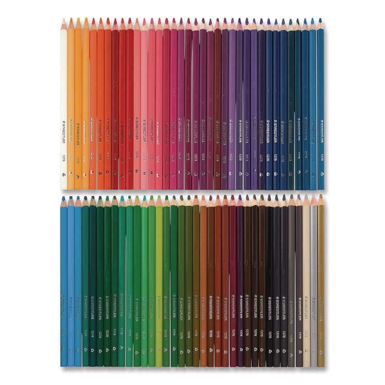 STAEDTLER, . Colored Pencils, 4 mm, Assorted Lead and Barrel Colors, 72/Set (STD1270C72A6) thumbnail 2