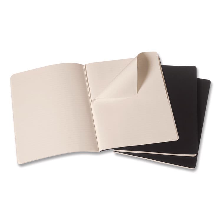 HACHETTE BOOK GROUP Cahier Journal, 1-Subject, Narrow Rule, Black Cover, 10 x 7.5 Sheets, 3/Pack (HBG705038) thumbnail 3