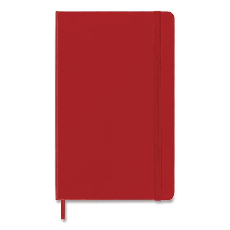 MOLESKINE GROUP Classic Colored Hardcover Notebook, 1-Subject, Narrow Rule, Red Cover, (240) 8.25 x 5 Sheets (HBGQP060R) thumbnail 4