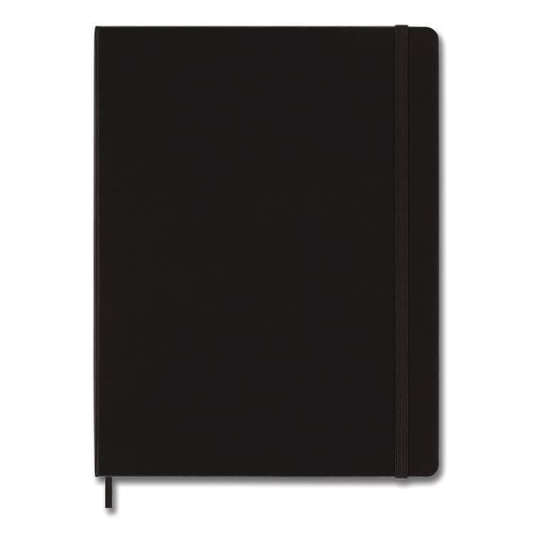 MOLESKINE GROUP Classic Colored Hardcover Notebook, 1-Subject, Narrow Rule, Black Cover, (192) 10 x 7.5 Sheets (HBGQP090) thumbnail 2