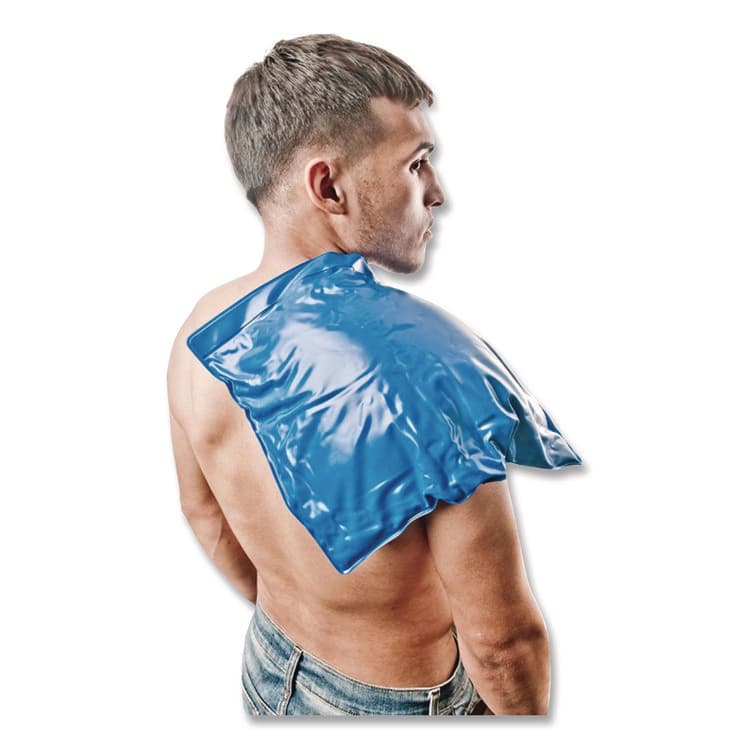 FABRICATION ENTERPRISES ColdSpot Reusable Cold Therapy Pack, 14 x 11, Blue Vinyl (FAE111000) thumbnail 3