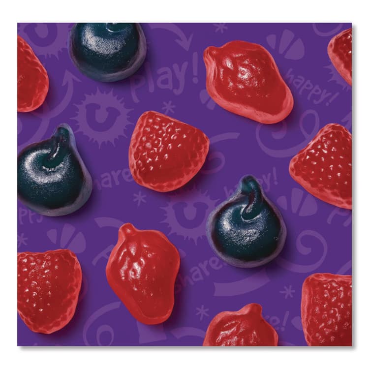 FERRARA CANDY CO Funables Fruity Snacks, Mixed Berry, 2.5 oz Bag, 48/Carton (FEA05475) thumbnail 4