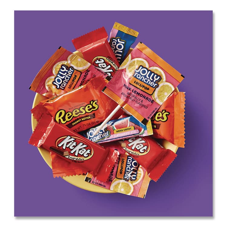 THE HERSHEY COMPANY Snack-Size Sweets and Chocolate Assortment Party Pack, 34.19 oz Bag (HRSHEC93942) thumbnail 4