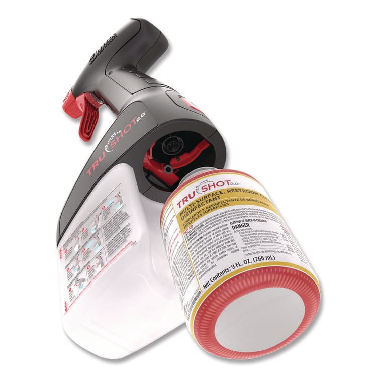 SC JOHNSON TruShot 2.0 Disinfectant Multisurface Cleaner, Fresh Scent, 9 oz Cartridge, 4/Carton (SJN379850) thumbnail 3