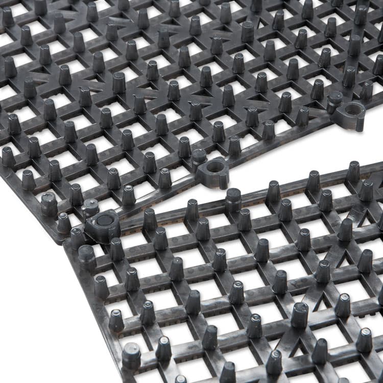 CFS BRANDS Versa-Mat Bar-Shelf Liner, Plastic, 12w x 12d x 0.25h, Black, 24/Carton (SJMVM5280BK) thumbnail 4