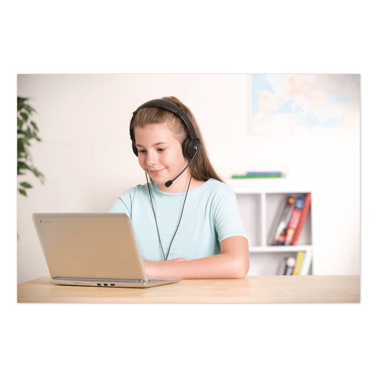 ACCO BRANDS, . Hi-Fi Headphones with Microphone, Black (KMW97603) thumbnail 4