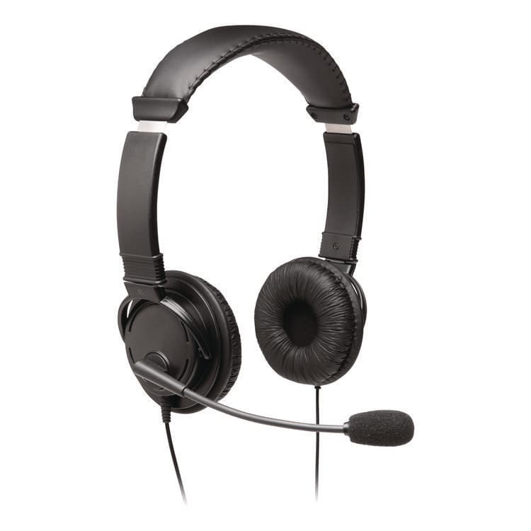 ACCO BRANDS, . Hi-Fi Headphones with Microphone, Black (KMW97603)