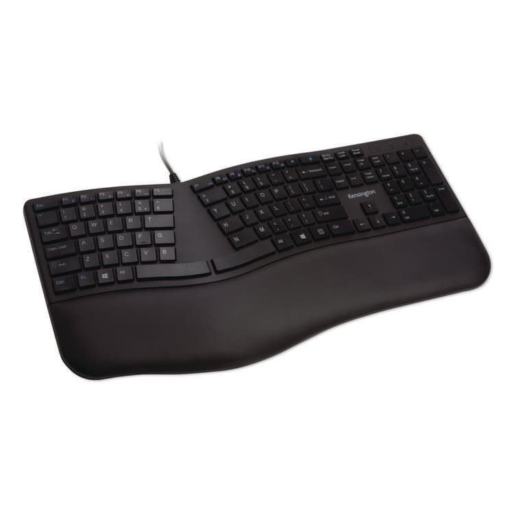 ACCO BRANDS, . Pro Fit Ergo Wired Keyboard, Black (KMW75400)