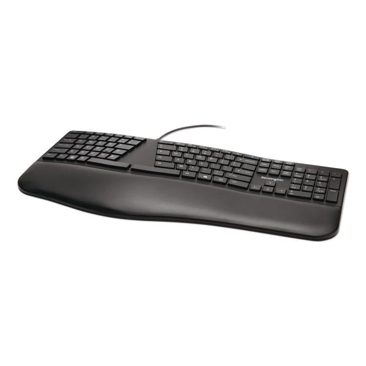 ACCO BRANDS, . Pro Fit Ergo Wired Keyboard, Black (KMW75400) thumbnail 4