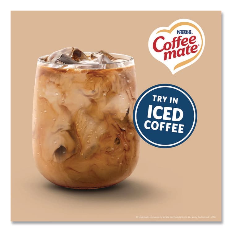 NESTLE Liquid Coffee Creamer, Sweetened Original, 1.5 L Pump Bottle, 2/Carton (NES13799CT) thumbnail 4