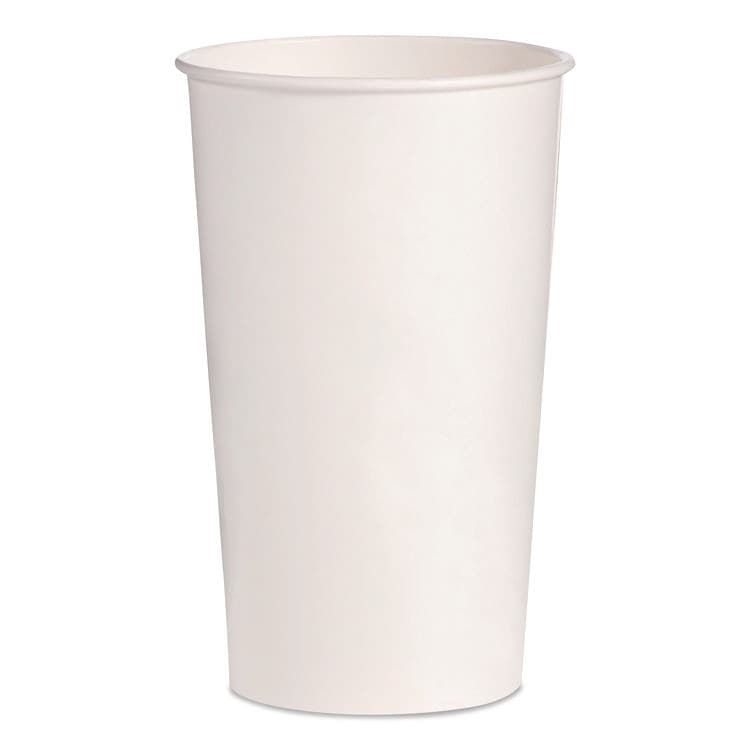 DART Double Sided Poly (DSP) Paper Cold Cups, 28 oz to 32 oz, White, 40 Cups/Sleeve, 12 Sleeves/Carton (SCCRNP32P2050) thumbnail 3