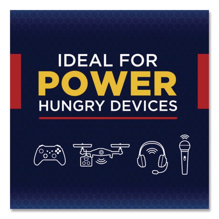 RAY-O-VAC Fusion Performance Alkaline AA Batteries, 8/Pack (RAY8158TFUS) thumbnail 4