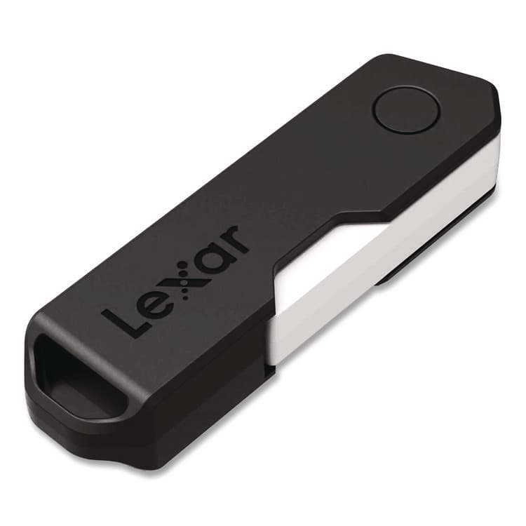LEXAR MEDIA . Twist Turn2 USB 2.0 Flash Drive, 128 GB, Black (LXR24388081) thumbnail 4