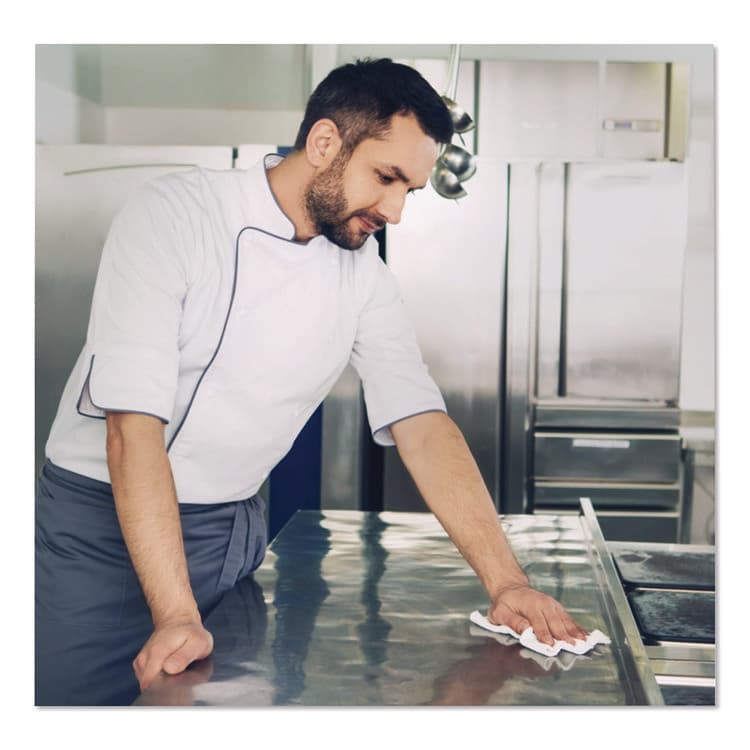 SANI PROFESSIONAL Sani-Cloth AF3 Germicidal Disposable Wipes, 6 x 6.75, White, 160 Wipes/Canister, 12 Canisters/Carton (NICP13872) thumbnail 4