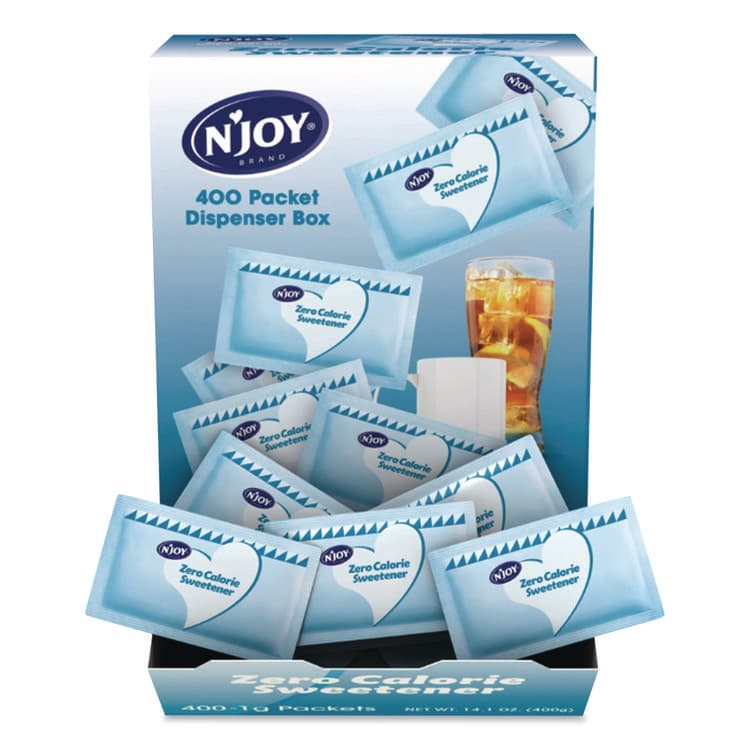 SUGAR FOODS CORPORATION Blue Aspartame Artificial Sweetener, 0.04 oz Packet, 400/Box (NJO83219) thumbnail 3
