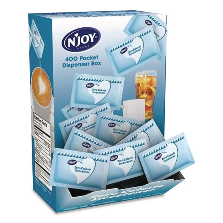 SUGAR FOODS CORPORATION Blue Aspartame Artificial Sweetener, 0.04 oz Packet, 400/Box (NJO83219) thumbnail 4