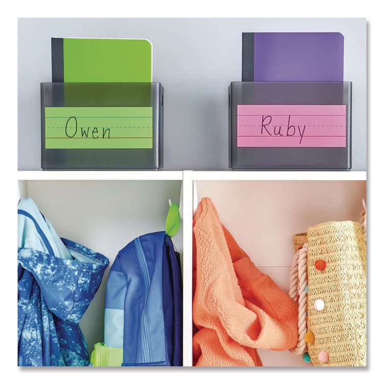 NEENAH PAPER Five-Color Ruled Word Strips, 8" x 3", Assorted Colors, 100/Pack (WAU9104001) thumbnail 3