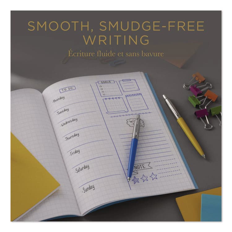 SANFORD Refill for Parker Retractable Gel Ink Roller Ball Pens, Medium Conical Tip, Black Ink, 2/Pack (PAR1950362) thumbnail 4