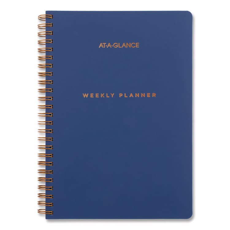 AT-A-GLANCE Signature Lite Academic Weekly Monthly Planner, Blue Cover, 12-Month (July to June): 2025 to 2026 (AAGYP20LA20)