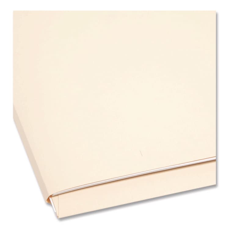 SMEAD MANUFACTURING CO. Heavyweight Manila End Tab Fastener Folders with Pocket, Straight Tab, Expands 0.75", 2 Fasteners, Letter Size, Manila, 50/BX (SMD34101) thumbnail 3