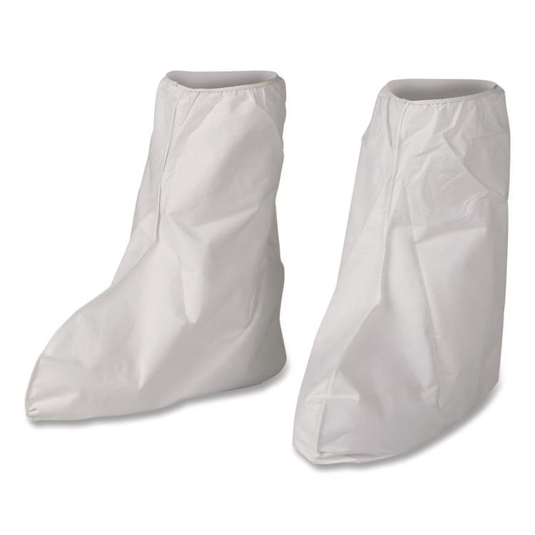 KIMBERLY-CLARK PROFESSIONAL A40 Liquid and Particle Protection Boot Covers, One Size Fits Most, White, 400/Carton (ANS44491)