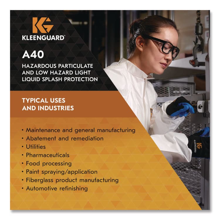 KIMBERLY-CLARK PROFESSIONAL A40 Liquid and Particle Protection Boot Covers, One Size Fits Most, White, 400/Carton (ANS44491) thumbnail 2