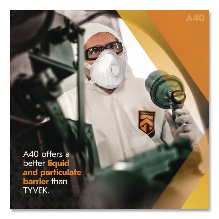 KIMBERLY-CLARK PROFESSIONAL A40 Liquid and Particle Protection Boot Covers, One Size Fits Most, White, 400/Carton (ANS44491) thumbnail 3