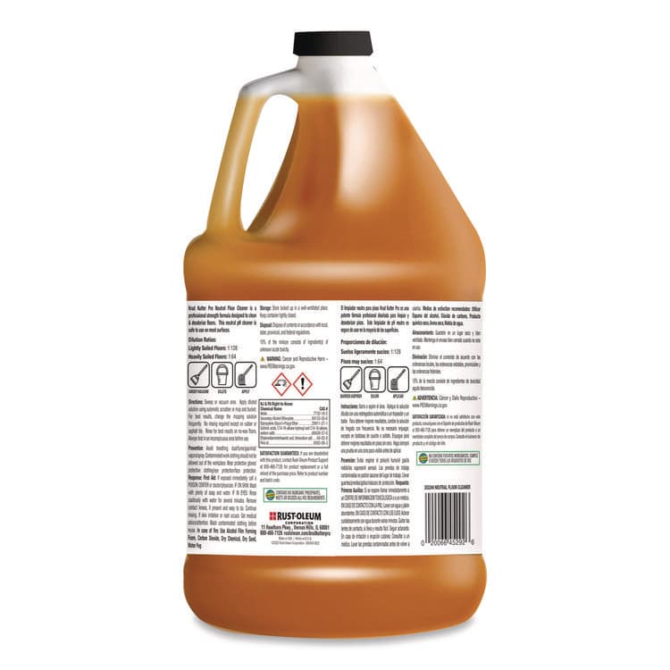 RUST-OLEUM CORPORATION Professional Neutral Floor Cleaner Concentrate, Pine Scent, 1 gal Bottle, 4/Carton (RST352240) thumbnail 2