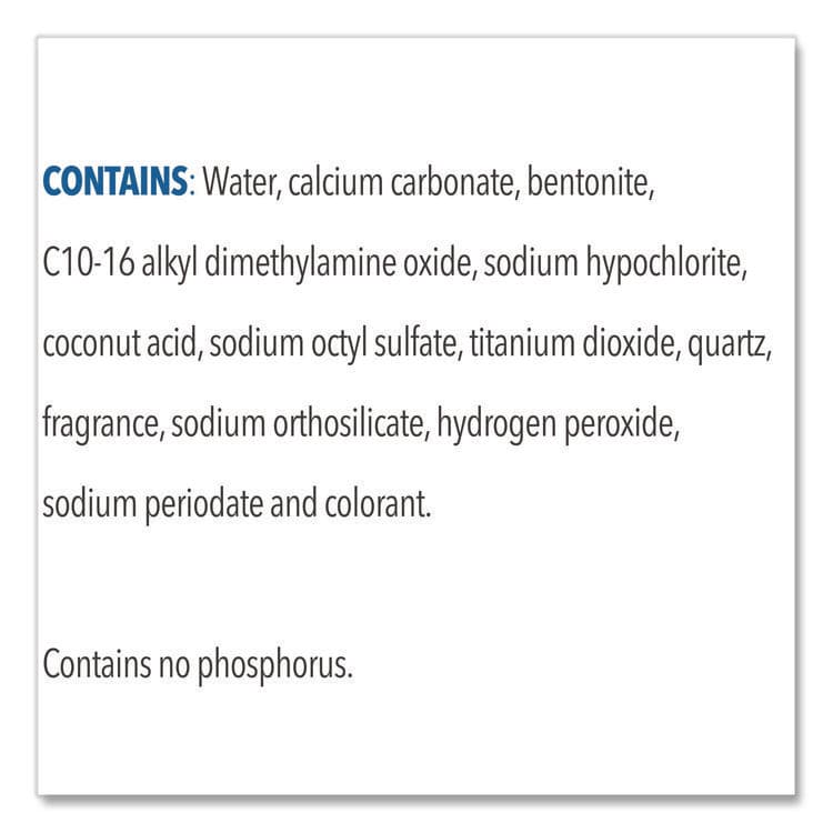 CLOROX SALES CO. CloroxPro Bleach Cream Cleanser, 32 oz Bottle, 8/Carton (CLO30613) thumbnail 4