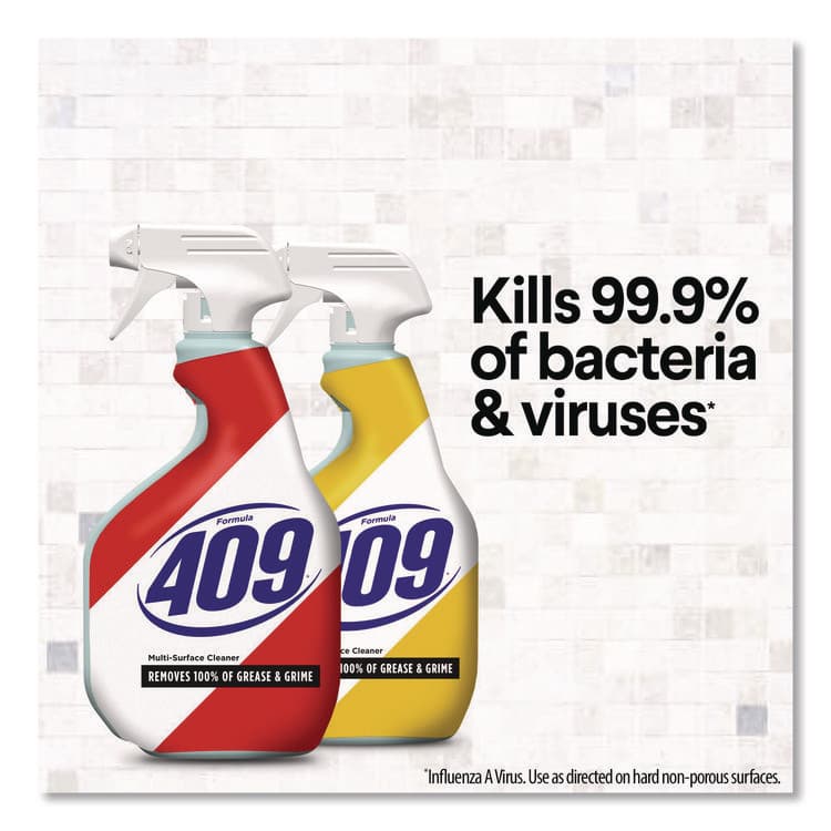 CLOROX SALES CO. Multi-Surface Cleaner, Lemon, 32 oz Spray Bottle, 9/Carton (CLO30954) thumbnail 4