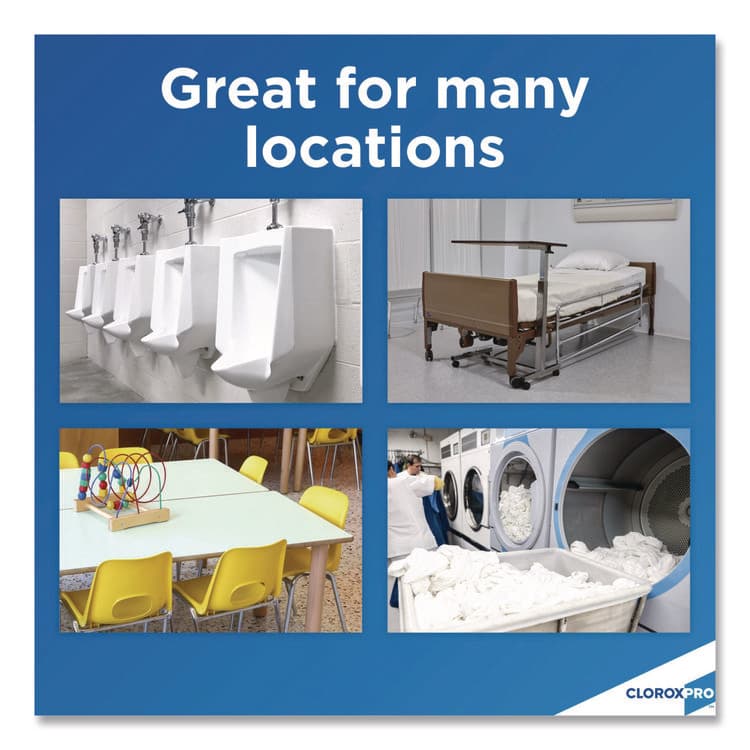 CLOROX SALES CO. CloroxPro Urine Remover for Stains and Odors, 32 oz Pull top Bottle, 6/Carton (CLO31415) thumbnail 3