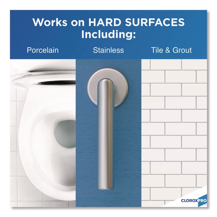 CLOROX SALES CO. CloroxPro Urine Remover for Stains and Odors, 32 oz Pull top Bottle, 6/Carton (CLO31415) thumbnail 4