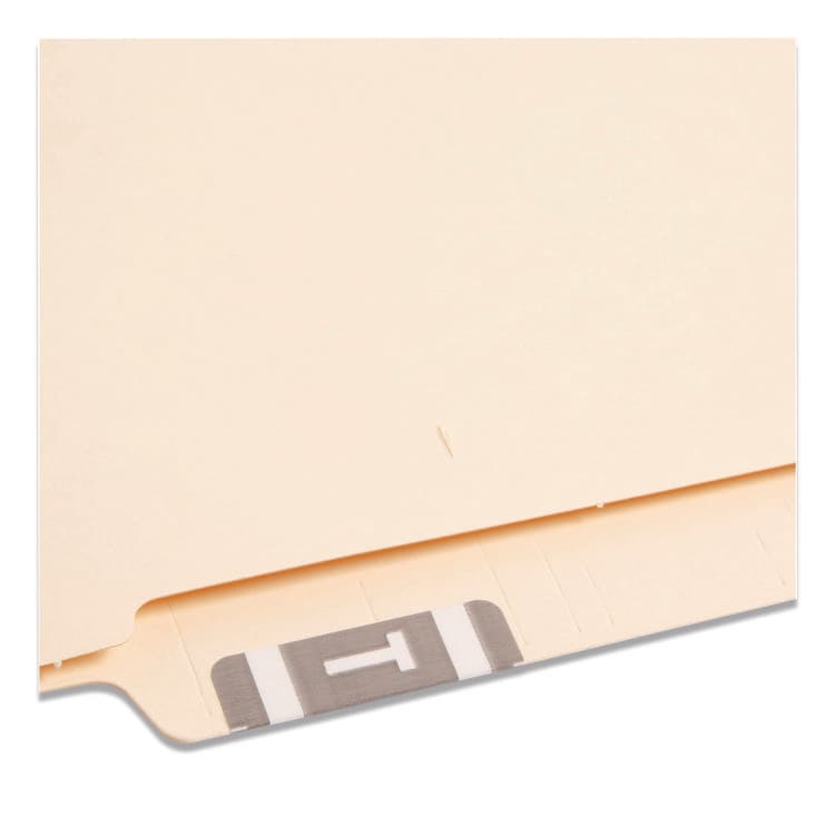 SMEAD MANUFACTURING CO. AlphaZ Color-Coded Second Letter Alphabetical Labels, T, 1 x 1.63, Gray, 10/Sheet, 10 Sheets/Pack (SMD67190) thumbnail 3