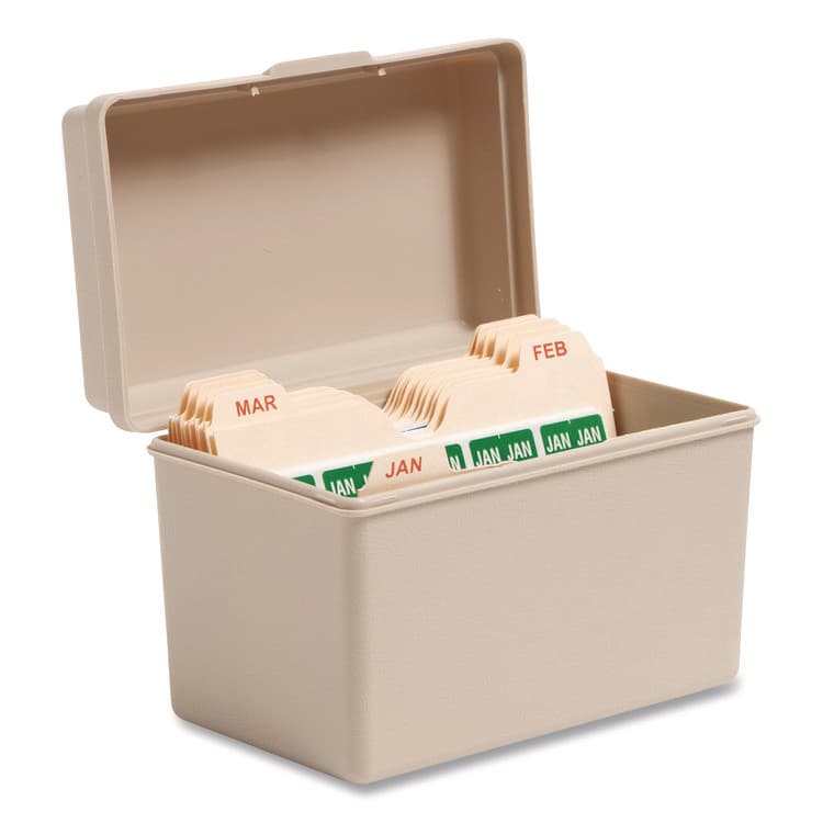 SMEAD MANUFACTURING CO. Monthly End Tab File Folder Labels, JAN-DEC, 0.5 x 1, Assorted, 25/Sheet, 120 Sheets/Box (SMD67450) thumbnail 2