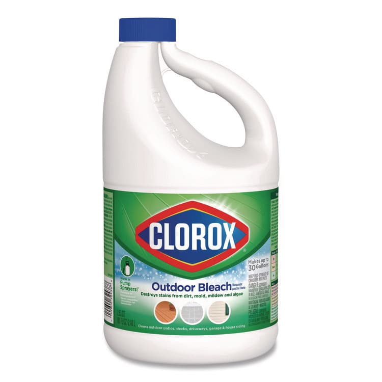 CLOROX SALES CO. ProResults Concentrated Outdoor Bleach, 81 oz Bottle, 6/Carton (CLO32438)